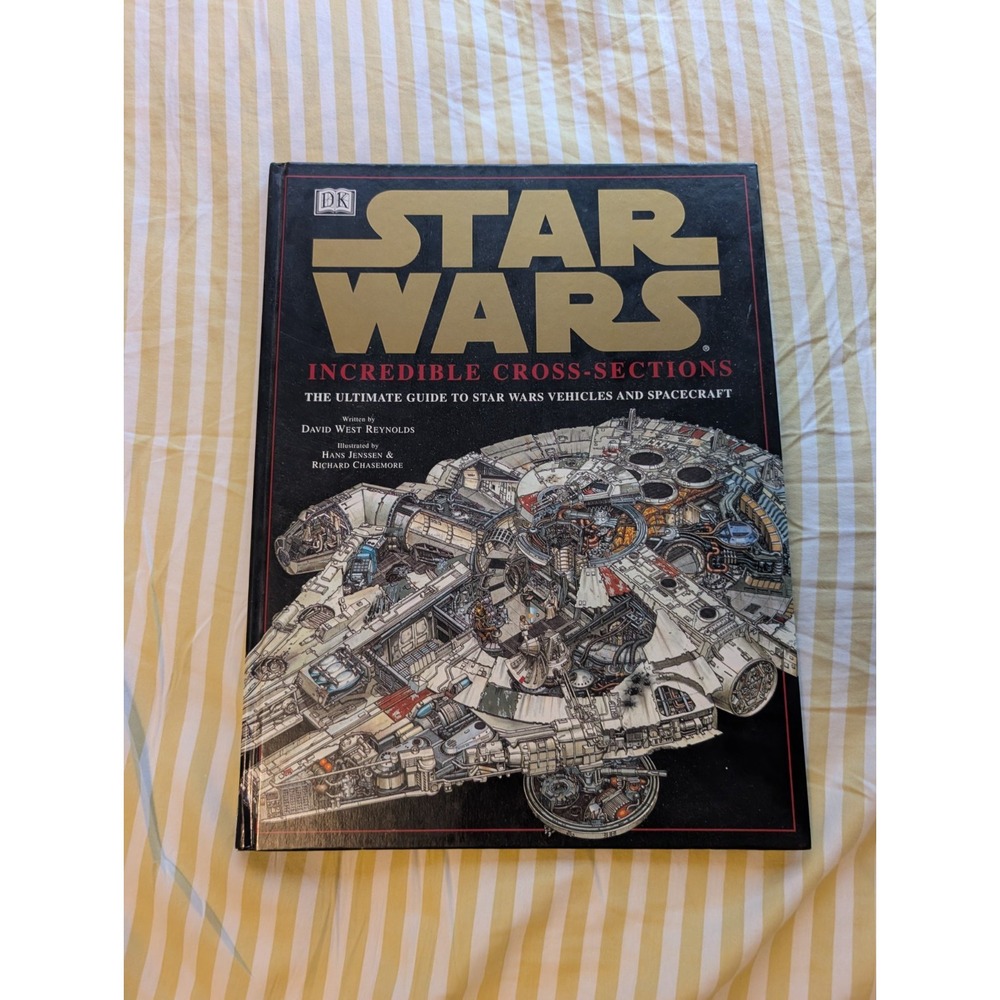 Star Wars Incredible Cross-Sections 1st Printing HCDJ 1998 DK Millennium Falcon